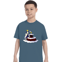 Load image into Gallery viewer, Shirts T-Shirts, Youth / XS / Indigo Blue Saber In The Stone