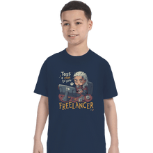 Load image into Gallery viewer, Shirts T-Shirts, Youth / XL / Navy Freelancer Of Blaviken