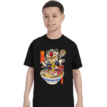 Load image into Gallery viewer, Daily_Deal_Shirts T-Shirts, Youth / XS / Black Ramen Gundam
