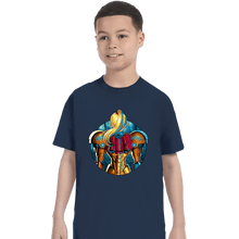 Load image into Gallery viewer, Daily_Deal_Shirts T-Shirts, Youth / XS / Navy Galactic Autumn