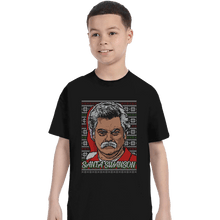 Load image into Gallery viewer, Shirts T-Shirts, Youth / XS / Black Santa Swanson