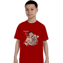 Load image into Gallery viewer, Shirts T-Shirts, Youth / XL / Red Shaun And Ed