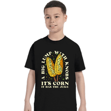 Load image into Gallery viewer, Secret_Shirts T-Shirts, Youth / XS / Black It's Corn