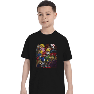 Shirts T-Shirts, Youth / XL / Black Smash