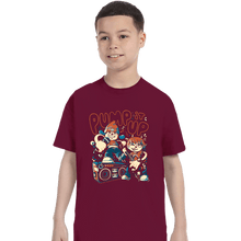 Load image into Gallery viewer, Secret_Shirts T-Shirts, Youth / XS / Maroon Pump It Up