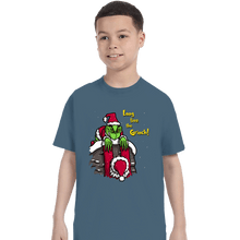 Load image into Gallery viewer, Secret_Shirts T-Shirts, Youth / XS / Indigo Blue Long Live The Grinch!