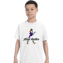 Load image into Gallery viewer, Shirts T-Shirts, Youth / XS / White Mad Hatter