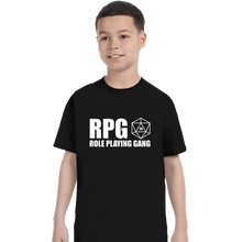 Load image into Gallery viewer, Shirts T-Shirts, Youth / XS / Black Role Playing Gang