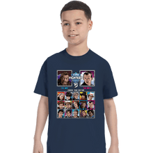 Load image into Gallery viewer, Daily_Deal_Shirts T-Shirts, Youth / XS / Navy Time Fighters War vs 9th