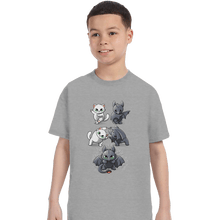 Load image into Gallery viewer, Shirts T-Shirts, Youth / XL / Sports Grey Night Fury Fusion
