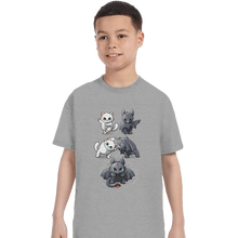Load image into Gallery viewer, Shirts T-Shirts, Youth / XL / Sports Grey Night Fury Fusion
