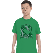Load image into Gallery viewer, Shirts T-Shirts, Youth / XL / Irish Green Slytherin Serpents