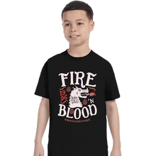Load image into Gallery viewer, Shirts T-Shirts, Youth / XS / Black House Of Dragons