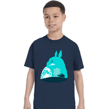 Load image into Gallery viewer, Shirts T-Shirts, Youth / XS / Navy Silhouettes