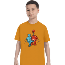 Load image into Gallery viewer, Shirts T-Shirts, Youth / XS / Gold Blue Kick!