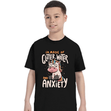 Load image into Gallery viewer, Daily_Deal_Shirts T-Shirts, Youth / XS / Black I&#39;m Made Of Glitter, Water, And Anxiety
