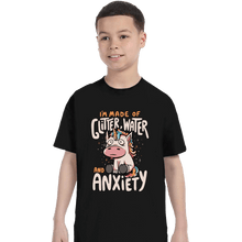 Load image into Gallery viewer, Daily_Deal_Shirts T-Shirts, Youth / XS / Black I'm Made Of Glitter, Water, And Anxiety