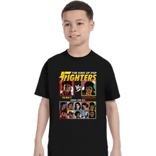 Load image into Gallery viewer, Shirts T-Shirts, Youth / XS / Black King Of Pop Fighters