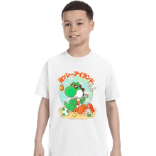 Load image into Gallery viewer, Daily_Deal_Shirts T-Shirts, Youth / XS / White Yoshi Vacation