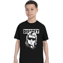 Load image into Gallery viewer, Shirts T-Shirts, Youth / XS / Black They Disobey