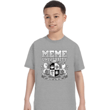 Load image into Gallery viewer, Secret_Shirts T-Shirts, Youth / XS / Sports Grey Meme University