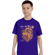 Load image into Gallery viewer, Shirts T-Shirts, Youth / XL / Violet Robo Head