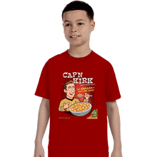 Load image into Gallery viewer, Last_Chance_Shirts T-Shirts, Youth / XS / Red Original Cap'n