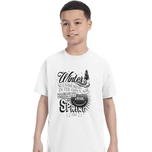 Load image into Gallery viewer, Shirts T-Shirts, Youth / XL / White Winter