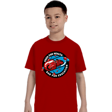 Load image into Gallery viewer, Secret_Shirts T-Shirts, Youth / XS / Red Capsule Pills