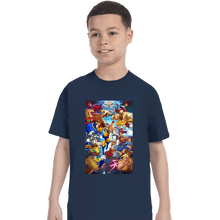 Load image into Gallery viewer, Secret_Shirts T-Shirts, Youth / XS / Navy XMen V Street Fighter