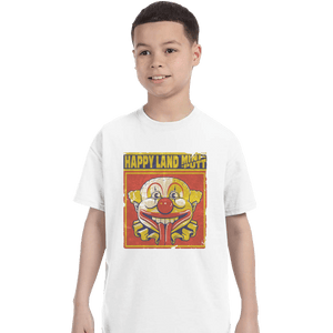Shirts T-Shirts, Youth / XL / White Happy Land