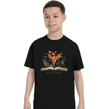 Load image into Gallery viewer, Daily_Deal_Shirts T-Shirts, Youth / XS / Black Here Be Dragons