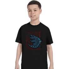Load image into Gallery viewer, Shirts T-Shirts, Youth / XS / Black Tiny Kaiju
