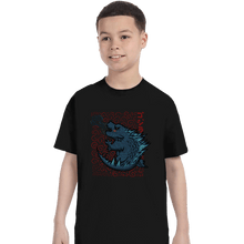 Load image into Gallery viewer, Shirts T-Shirts, Youth / XS / Black Tiny Kaiju