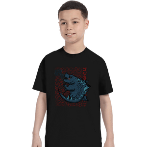 Shirts T-Shirts, Youth / XS / Black Tiny Kaiju