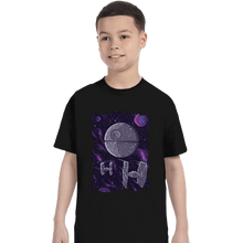Load image into Gallery viewer, Daily_Deal_Shirts T-Shirts, Youth / XS / Black Pixel Death Star