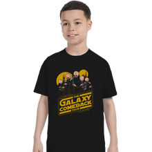 Load image into Gallery viewer, Shirts T-Shirts, Youth / Small / Black Galaxy Comeback