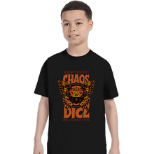 Load image into Gallery viewer, Daily_Deal_Shirts T-Shirts, Youth / XS / Black Chaos Dice