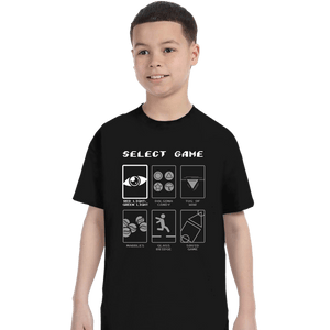 Daily_Deal_Shirts T-Shirts, Youth / XS / Black Select Game