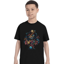 Load image into Gallery viewer, Shirts T-Shirts, Youth / XS / Black Mysterious Spade
