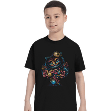 Load image into Gallery viewer, Shirts T-Shirts, Youth / XS / Black Mysterious Spade