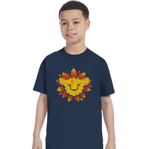 Shirts T-Shirts, Youth / XL / Navy King Of Leaves