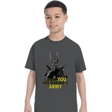 Load image into Gallery viewer, Shirts T-Shirts, Youth / XS / Charcoal Mordor's Army