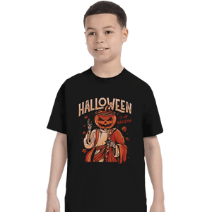 Shirts T-Shirts, Youth / XS / Black Halloween Is My Religion