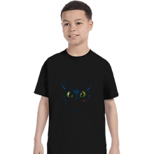 Load image into Gallery viewer, Shirts T-Shirts, Youth / XS / Black Dragon Eyes
