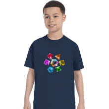 Load image into Gallery viewer, Shirts T-Shirts, Youth / XS / Navy Reality Check