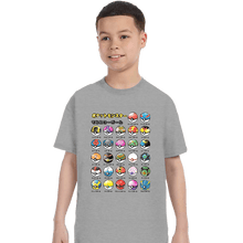 Load image into Gallery viewer, Secret_Shirts T-Shirts, Youth / XS / Sports Grey Pokeball Types