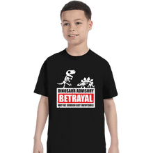 Load image into Gallery viewer, Daily_Deal_Shirts T-Shirts, Youth / XS / Black Betrayal Warning