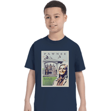 Load image into Gallery viewer, Shirts T-Shirts, Youth / XL / Navy Explore Pawnee