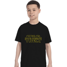 Load image into Gallery viewer, Shirts T-Shirts, Youth / XL / Black Star Trek Wars
